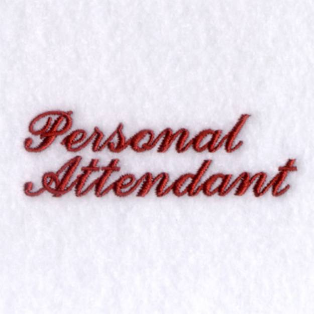 Picture of Personal Attendant Machine Embroidery Design