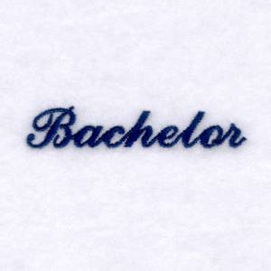Picture of Bachelor Machine Embroidery Design