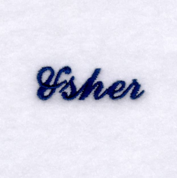 Picture of Usher Machine Embroidery Design
