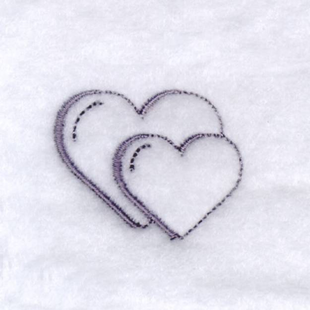 Picture of Wedding Hearts Machine Embroidery Design