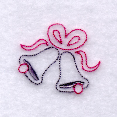 Wedding Bells Machine Embroidery Design