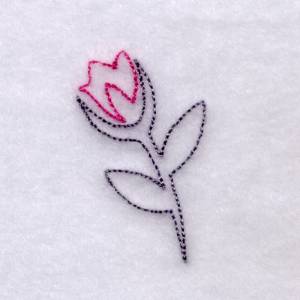Picture of Wedding Rose Machine Embroidery Design