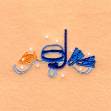 Picture of Summer Beach Snorkel Small Machine Embroidery Design