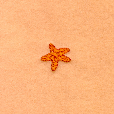 Summer Beach Starfish Machine Embroidery Design