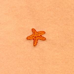 Picture of Summer Beach Starfish Machine Embroidery Design