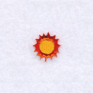 Picture of Summer Beach Sun Machine Embroidery Design