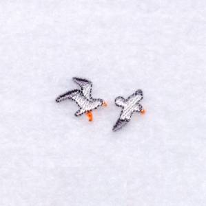 Picture of Summer Beach Seagulls Machine Embroidery Design