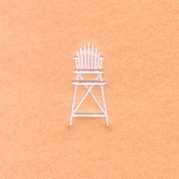 Picture of Summer Beach Lifeguard Stand Machine Embroidery Design