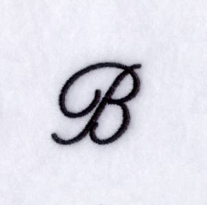 Picture of Script B Machine Embroidery Design