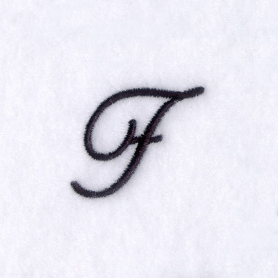 Script F Machine Embroidery Design