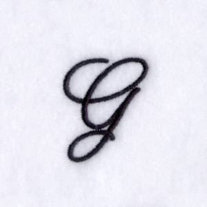 Picture of Script G Machine Embroidery Design