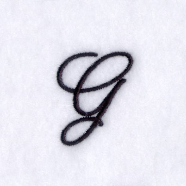 Picture of Script G Machine Embroidery Design