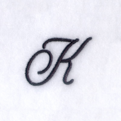 Script K Machine Embroidery Design