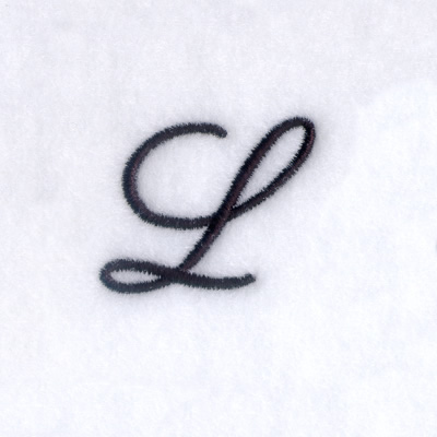 Script L Machine Embroidery Design