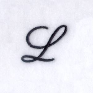 Picture of Script L Machine Embroidery Design