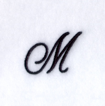 Script M Machine Embroidery Design