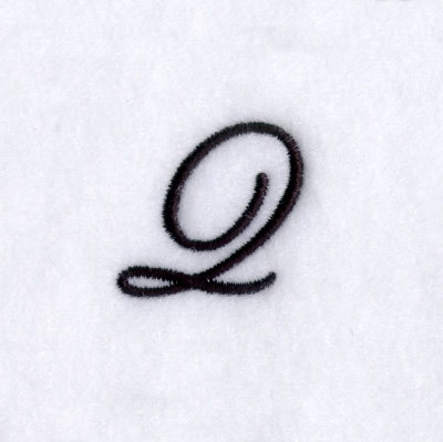 Script Q Machine Embroidery Design