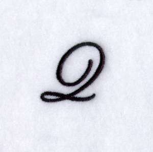 Picture of Script Q Machine Embroidery Design