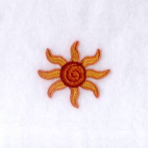 Picture of Autumn Harvest Sun Machine Embroidery Design