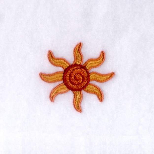 Picture of Autumn Harvest Sun Machine Embroidery Design