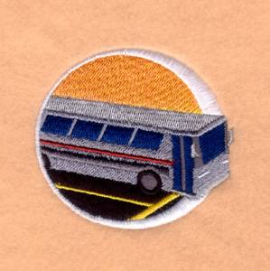Picture of Bus Decal Machine Embroidery Design