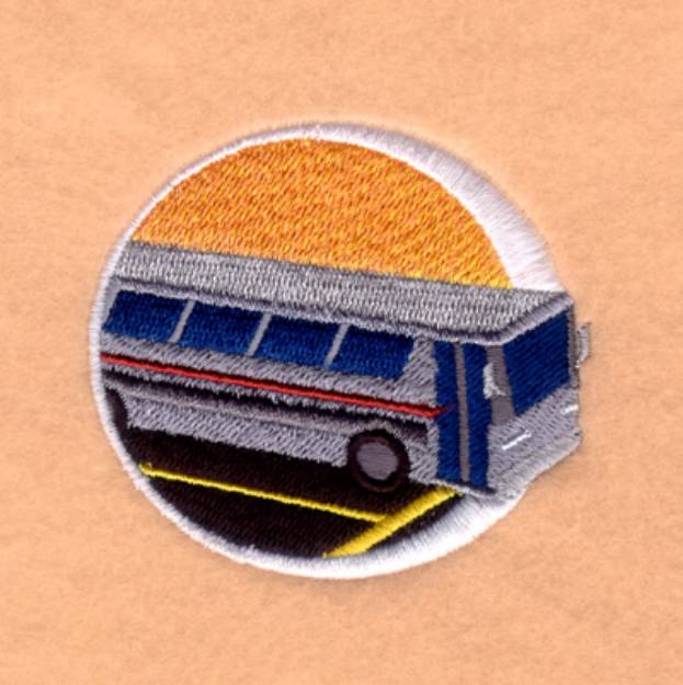 Picture of Bus Decal Machine Embroidery Design
