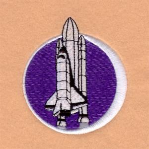 Picture of Space Shuttle Decal Machine Embroidery Design