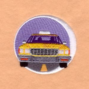 Picture of Taxi Decal Machine Embroidery Design
