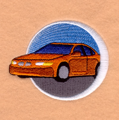 Car Decal Machine Embroidery Design