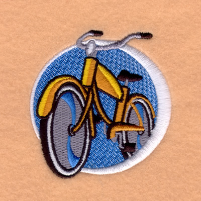 Bicycle Decal Machine Embroidery Design