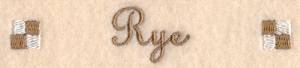 Picture of Rye Label Machine Embroidery Design