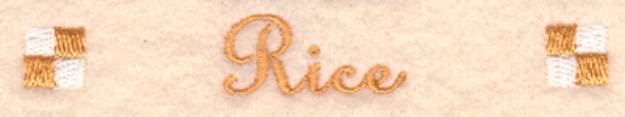 Picture of Rice Label Machine Embroidery Design