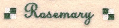 Rosemary Label Machine Embroidery Design
