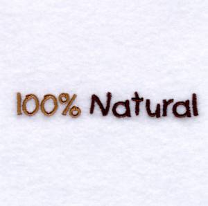 Picture of 100% Natural Machine Embroidery Design