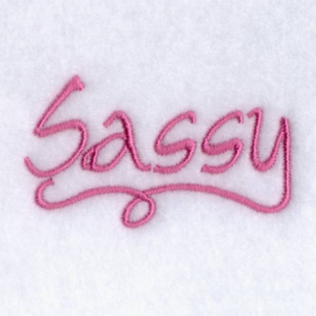 Picture of Sassy Machine Embroidery Design