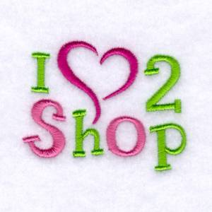 Picture of Love 2 Shop Machine Embroidery Design