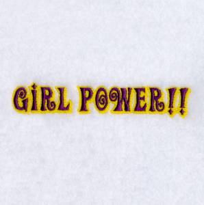 Picture of Girl Power!! Machine Embroidery Design