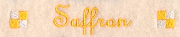 Picture of Saffron Label Machine Embroidery Design