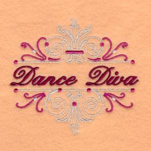 Picture of Dance Diva Machine Embroidery Design