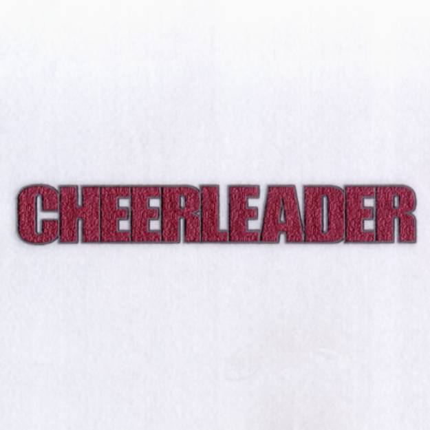 Picture of Cheerleader Machine Embroidery Design