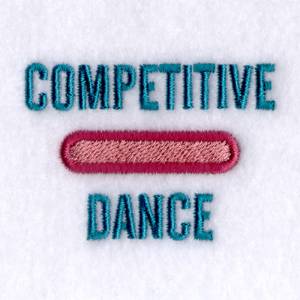 Picture of Competitive Dance - Small Machine Embroidery Design
