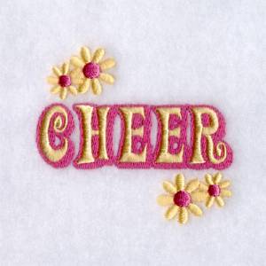 Picture of Groovy Cheer Machine Embroidery Design
