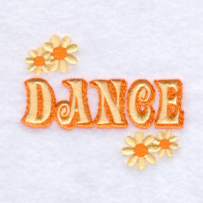 Groovy Dance Machine Embroidery Design