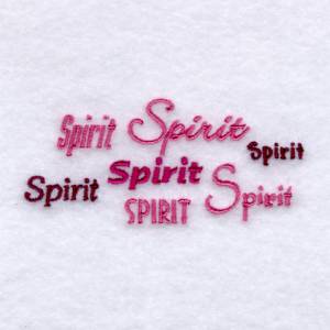 Picture of Spirit Fonts Machine Embroidery Design