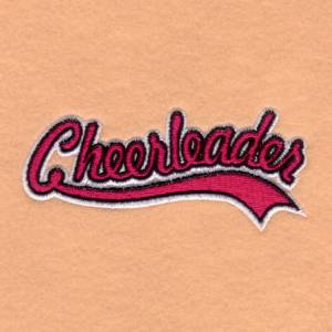 Picture of Cheerleader Sport Machine Embroidery Design