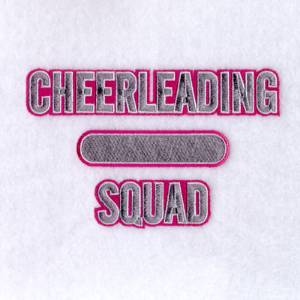 Picture of Cheerleading Squad   Machine Embroidery Design