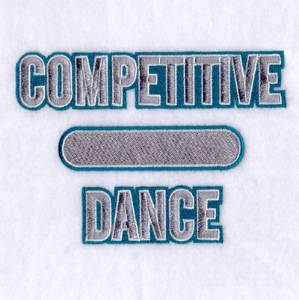 Picture of Competitive Dance - Large Machine Embroidery Design
