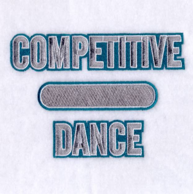 Picture of Competitive Dance - Large Machine Embroidery Design