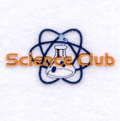 Science Club Machine Embroidery Design