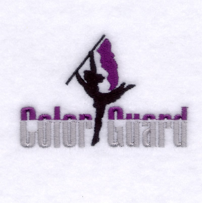 Color Guard Machine Embroidery Design